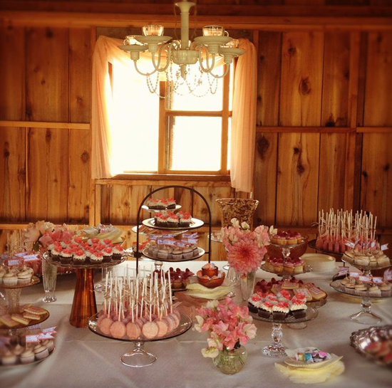 Santa Barbara Barn Wedding with a Decadent Dessert Bar