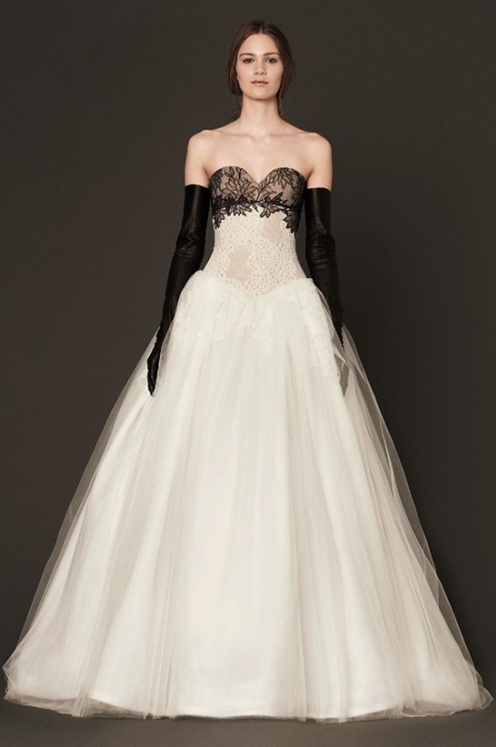 Vera Wang Spring 2014 Bridal Collection: Dramatic Black and White Gowns