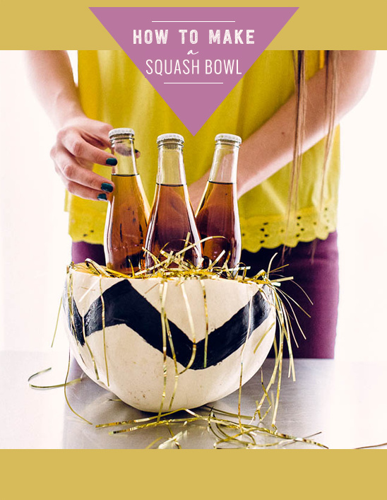 DIY Holiday Squash Drink Bowl: Easy Craft for Festive Celebrations!