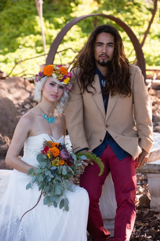Native American Inspired Fall Wedding Shoot in Malibu