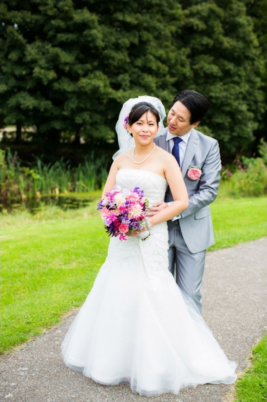 Pink & Purple Holland Wedding: Ana & Guy's Cross-Continental Love Story