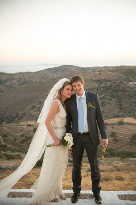 Classic Greek Island Wedding: Kea's Dreamy Seaside Ceremony