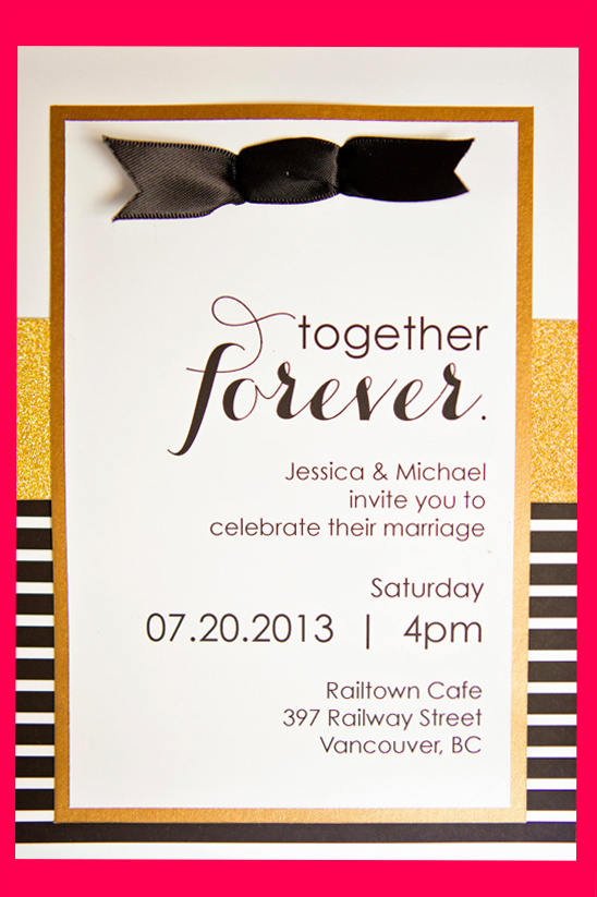 Bold Black, White, and Gold Wedding Inspiration: Modern & Fun!