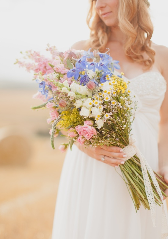 Romantic Farm Wedding: Maros & Paulina's Meadow Flower Love Story