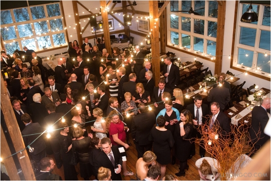 Rustic Winter Wedding at Byron Colby Barn with Barn Details