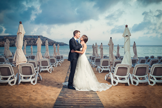 Romantic Maltese Beach Wedding: English Tradition Meets Island Charm
