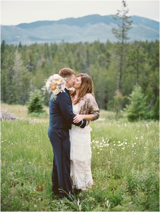 Glacier Park Elopement: Pastel Romance with Vintage Glamour
