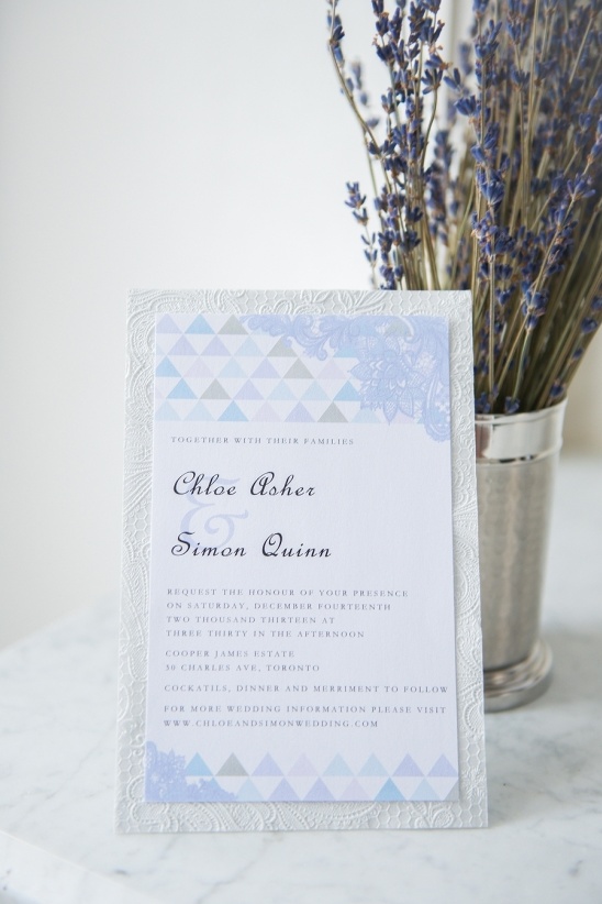 Romantic Victorian Wedding: Lace Meets Modern Geometric Design