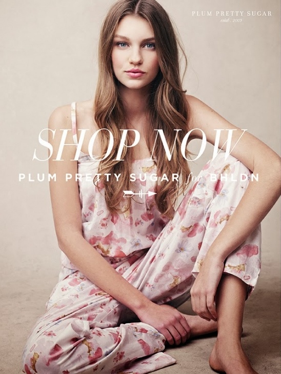 Plum Pretty Sugar & BHLDN: Romantic Floral Loungewear Collection