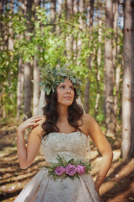 Fairytale Wedding Inspiration: Enchanted Forest Princess Bride Shoot