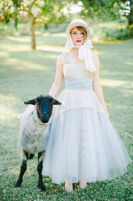 Little Bo Peep Bridal Inspiration: A Whimsical Vintage Dream