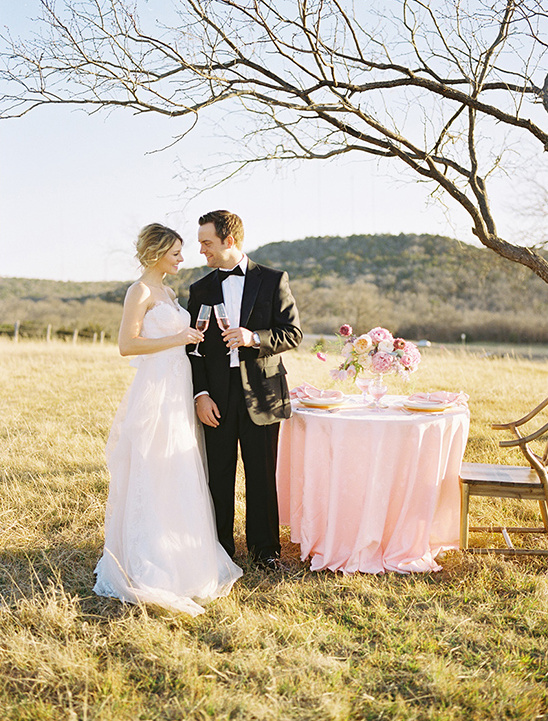Romantic Sunset Dinner: Valentine's Day Inspiration & Wedding Ideas