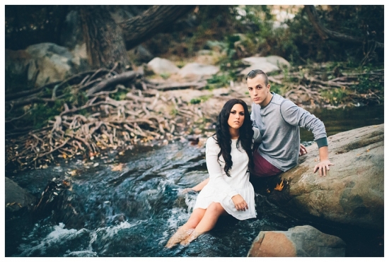 Purity Ring Inspired Engagement Photoshoot at Elfin Forest
