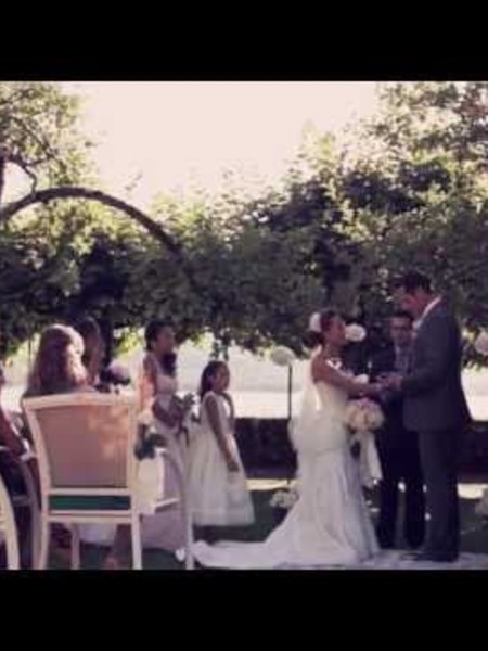 French Alps Destination Wedding with Ivory, Pinks, and Wish Lanterns