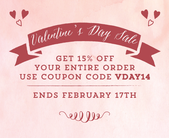 Crafty Pie Press: 15% Off Valentine's Day Stationery Sale!