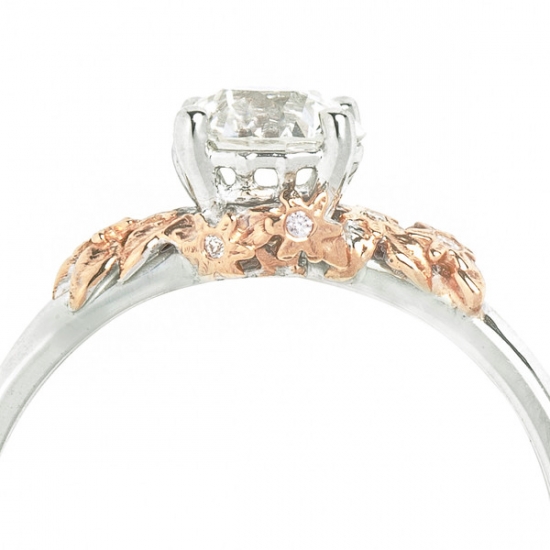 Heirloom Diamond Blooms: A Secret Garden Engagement Ring Story