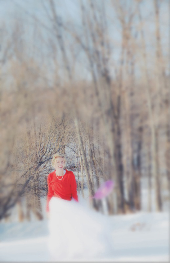 Romantic Winter Wonderland Elopement: Tomboy Chic Valentines Day