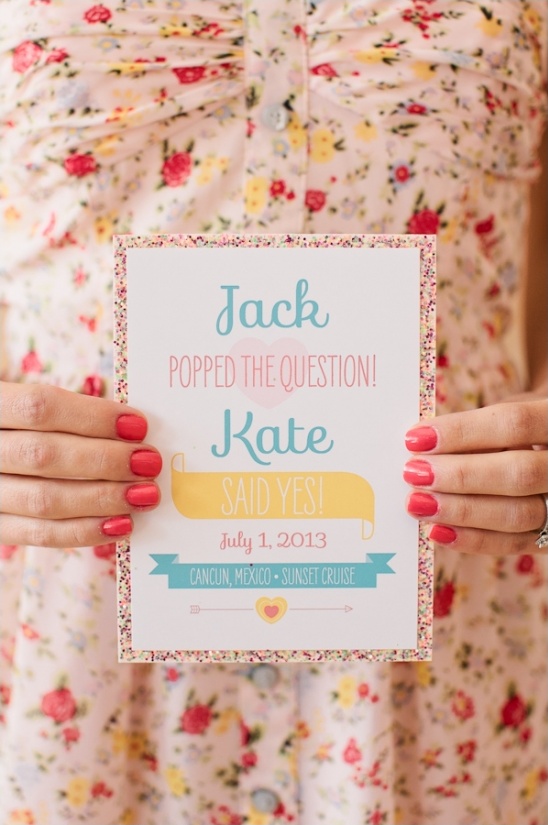 Pink & Blue Brunch Bridal Ask: A Vintage Tea Party Celebration