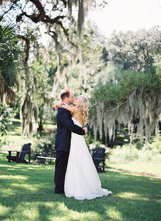 Elegant Legare Waring House Wedding with Blue and Coral Details