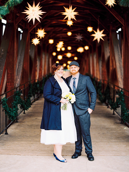 Joyful Vintage December Wedding at Brookstown Inn