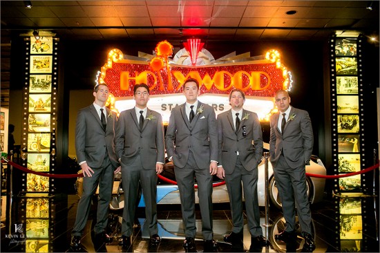 Classic Car Wedding at Petersen Museum: Photos