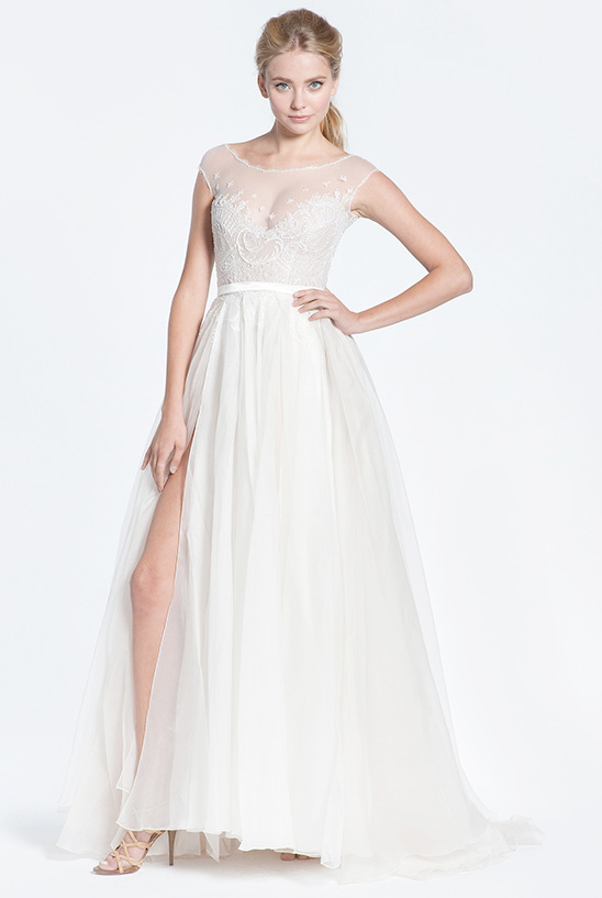 Dreamy Vow Renewal: Paolo Sebastian Dress & Paris Romance