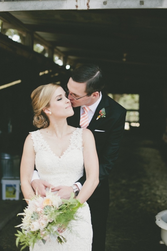 Peach Perfect Ranch Wedding: Enchanting & Peaceful Celebration