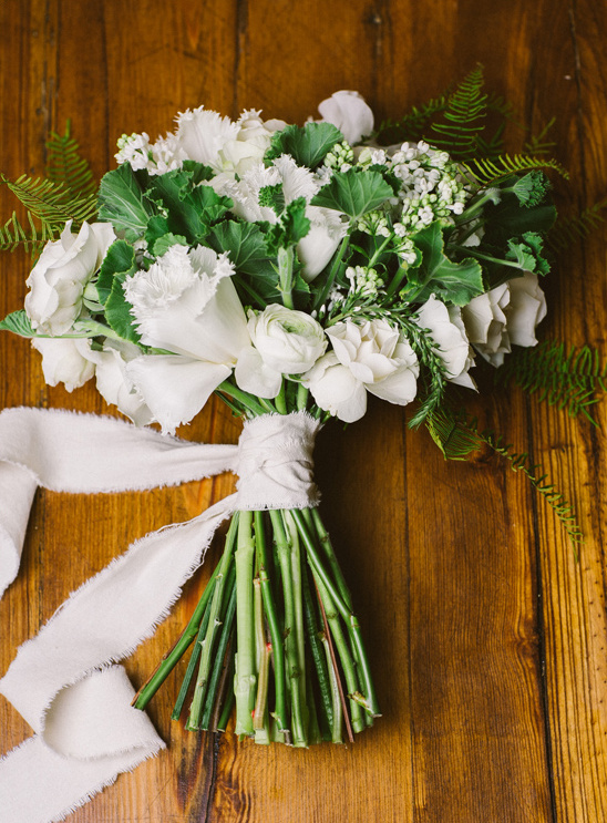 Winter White Wedding Bouquet Recipe: Frosty Florals
