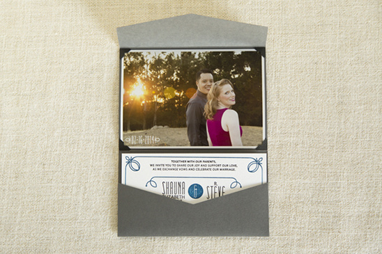 Art Deco Wedding Invitations at Claremont Resort, Berkeley