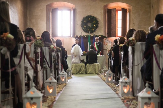 Costanza & Niccolo's Rustic Burgundy Wedding Celebration