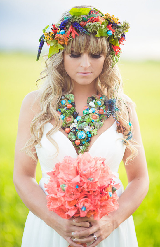 Eye-Catching Colorful Bohemian Wedding: Summer Vintage Style Ideas