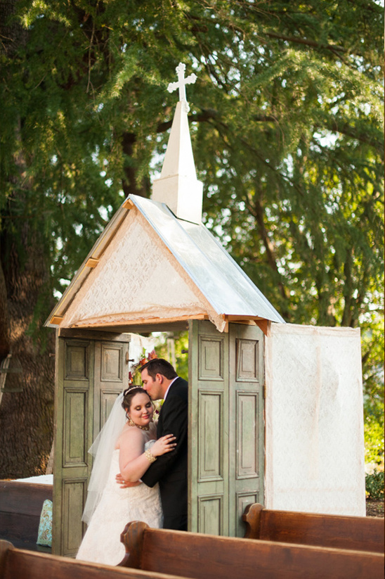 Elegant Wedding at Gassaway Mansion: DIY Details in Gold & Purple