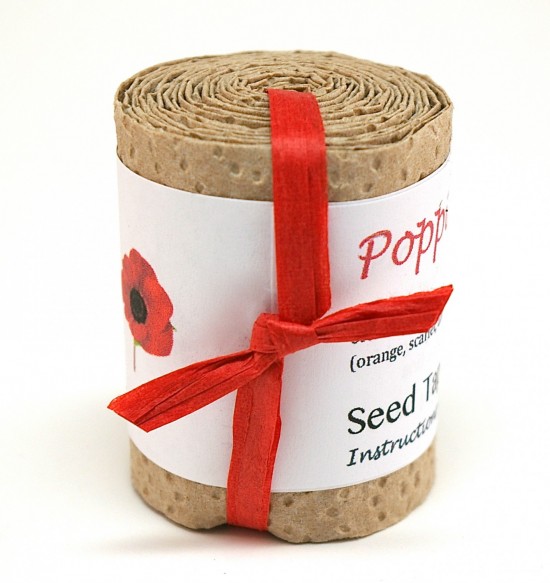 Plantable Seed Tape Favors for Gardeners