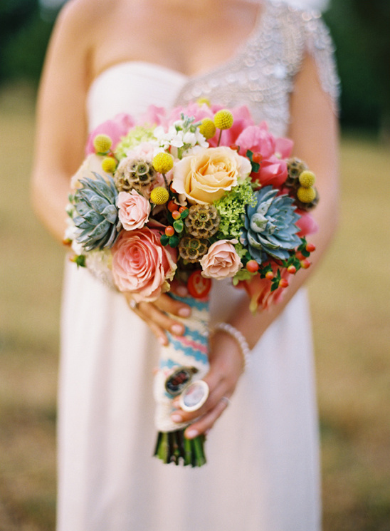 Summer Backyard Wedding Bouquet Recipe from Cedarwood Weddings