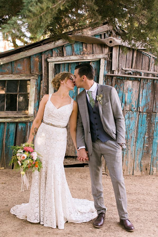 Rustic Brunch Wedding at Flying Caballos Ranch with Picnic Reception