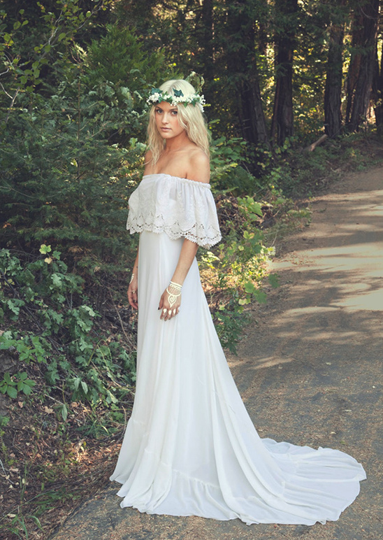 Bohemian Forest Wedding Inspiration: Kayla's Dream Dress & Decor