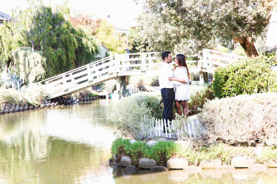 Romantic Marina Del Rey Engagement Photoshoot: Gaya and Tim