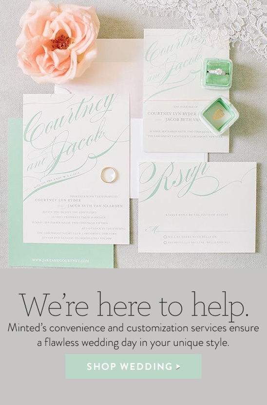 Minted: Wedding Invitations, Websites, & Custom Design Services
