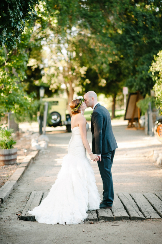 Vintage Wedding with Heirloom Touches & DIY Succulent Centerpieces