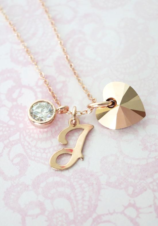 Rose Gold Bridal Jewelry: Necklaces, Earrings & Personalized Options