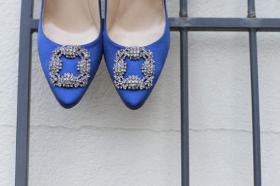Elegant Wedding at The Pierre: Blue Shoes, NYC Skyline, & Stunning Details