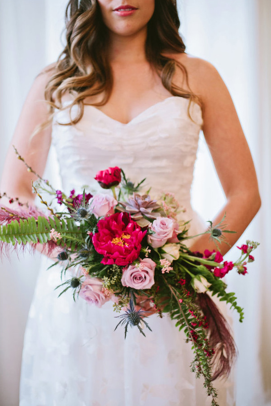 Radiant Orchid Wedding Inspiration: Jewel Tones & Unique Details