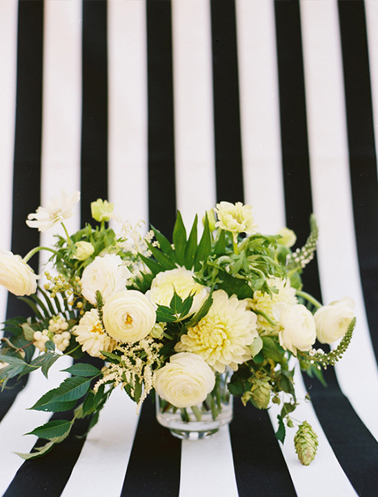 Airy White Wedding with Lush Greens and Elegant Details