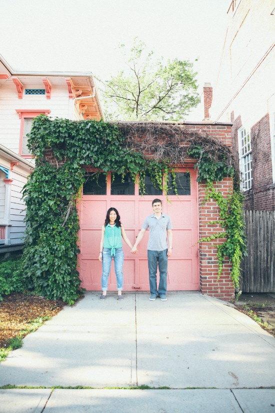 Colorful Engagement Session: Romantic Moments and Holi Festival Fun