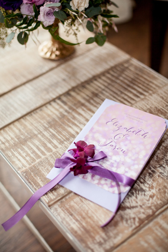 Rustic Orchid Wedding Inspiration: Elegant Details and Floral Decor