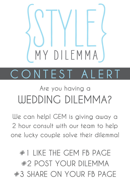 Wedding Contest: Solve Your Wedding Dilemma with Gracious Events!