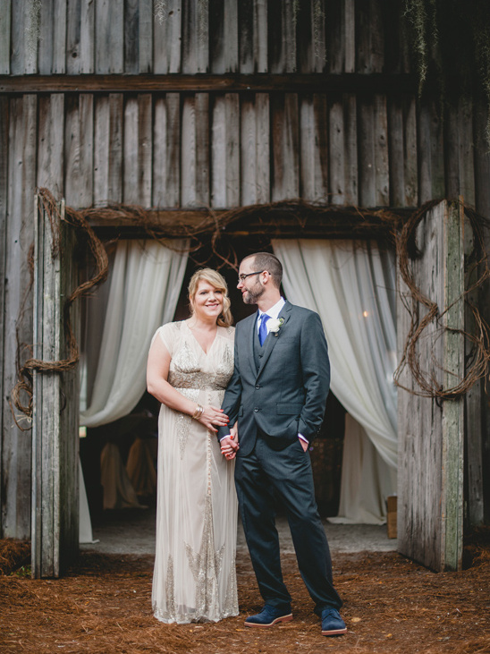 Rustic Evening Wedding in Charleston: A Flexible Fairytale