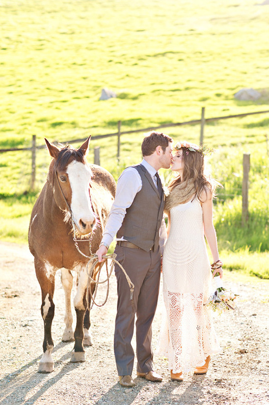 California Ranch Wedding Inspiration: Earthy Boho Chic in Nicasio