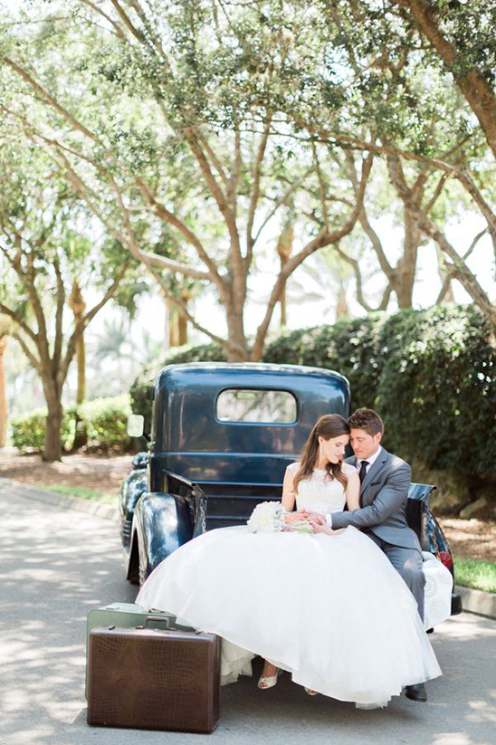 Vintage Garden Wedding at The Club At The Strand | Romantic