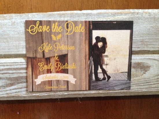 Rustic Wedding Invitations & Save the Dates: Lovely Print Design